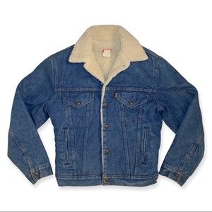 Vintage Levi’s orange tab sherpa trucker jacket